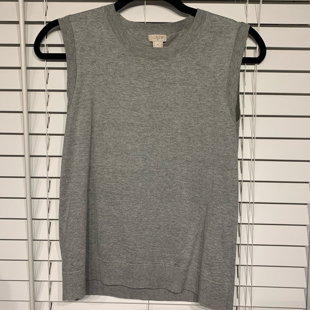 J Crew Grey Sweater Tank